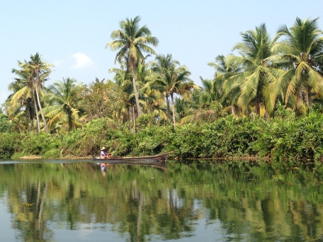 In den Backwatern von Kerala